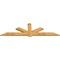 Ekena Millwork Kennewick Rough Sawn Timber Gable Bracket, Western Red Cedar, 96"W x 28"H x 2"D x 6"F, 7/12 Pitch GBW096X28X0206KEN00RWR - alternate 4